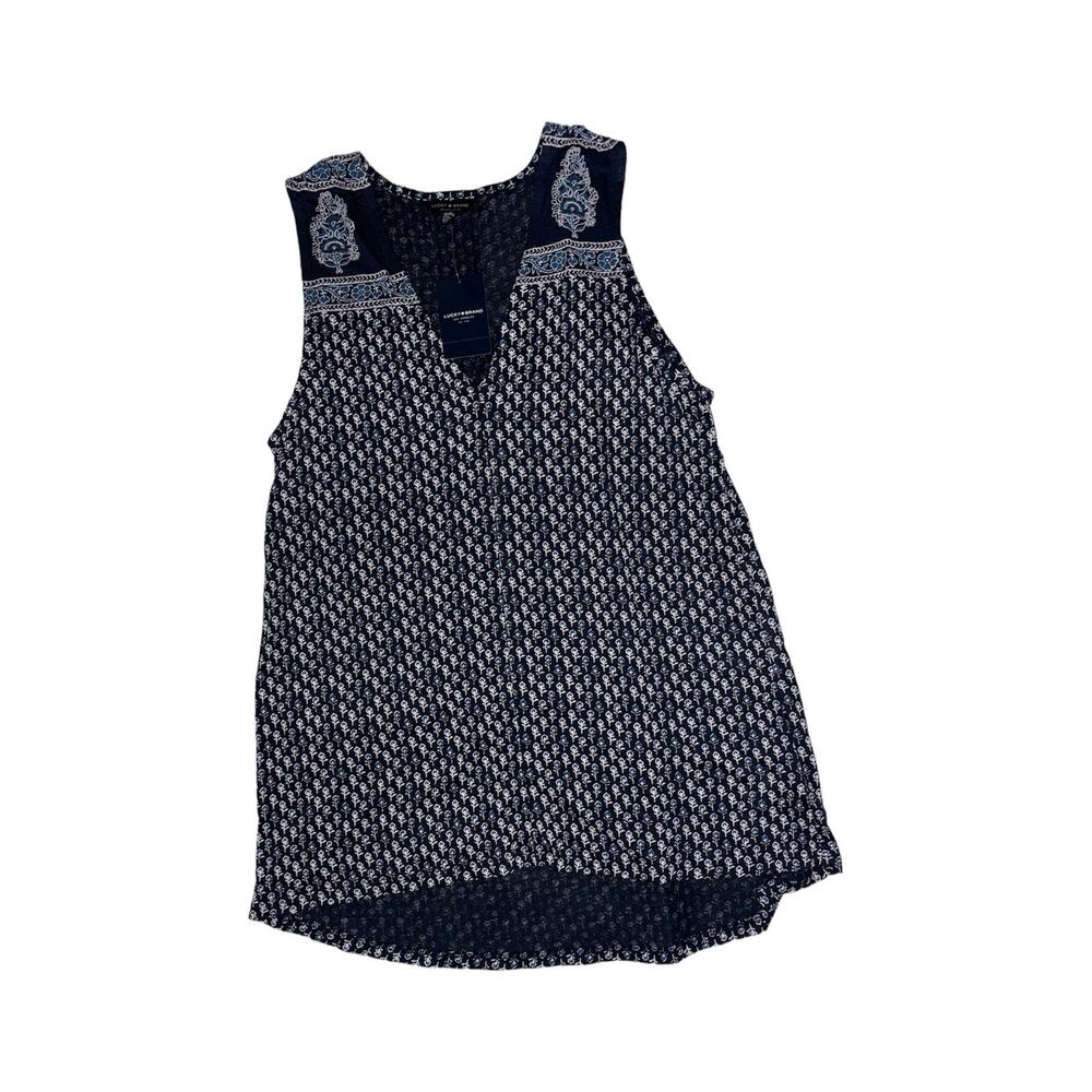 NWT Lucky Brand Sleeveless Blouse sz medium